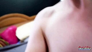 Lovely skinny blonde Keyton experiences her butt getting fucked deeply in bent over blowjob doggystyle leading to a warm anal creampie.