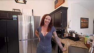 Risky Sex With My Step-Son On Thanksgiving Bent Over Blowjob Cowgirl Creampie Doggystyle