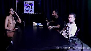 Intriguing interview contrasts naughty Bia Hot's wild antics in Porn Cast Brazil part 2 on Sheer Red