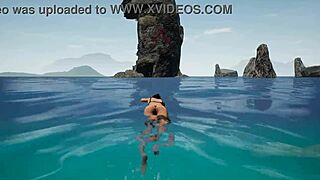 What If A Huge Rock Hard Cock Fills Lara's Belly With Sperm In 3D Hentai Gangbang?