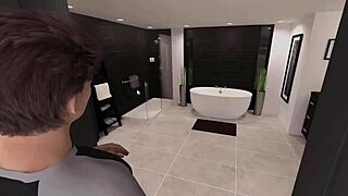 Delivery Boy Fucks Old Milf with Big Ass and Tits in Cowgirl Riding