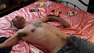 Amateur slut in garter belt heels stockings gets doggystyle fuck with ass licking rimjob