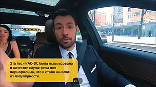 Hot Russian Milf Plays Pervert Game with Fake Taxi Driver in Car Outdoor Pickup Reality