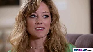 Busty milf stepmom enjoys 69 with stepdaughter