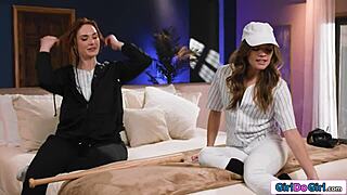 Milf Coach Fucks Petite Redhead Teen with Baseball Bat in Rough Face Sitting and Ass Licking Lesbian Encounter