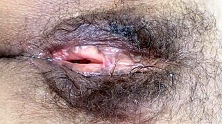 Big Hairy Pussy On Display After Latina Milf Fucking And Cumshots