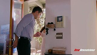 angela white, you're getting a big surprise with oiled massage and creamy cumshot treat on your birthday