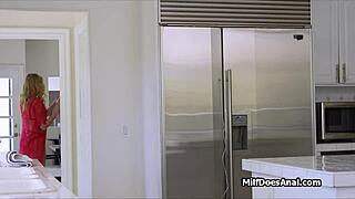 Whoa, Let's Go Straight to This Cute Blonde Cougar's Beautiful Butt Hole for Anal and Handjob Action!