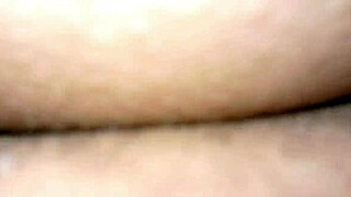 step father casually handles her rest time on bed