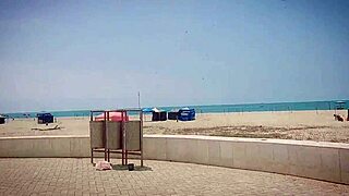 Sexy milf with big ass offers money on street for sex! Girlfriend watches brunette in missionary.