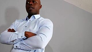 will hung stud tile cum deep inside milf dee williamss pink pussy? his muscular body dominates her curvy blonde form in interracial close up.