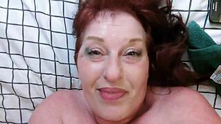 Curvy mature Dawnskye1962 strips blue bra thong fishnets with dirty talk and sweet kisses update.
