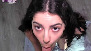 18 Stepdaughter Flaunts Thick Ass Gets Creampie by Stepdad