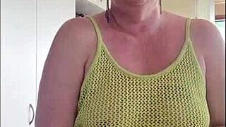 Kiwi milf slut squirts wildly for master before creampie fuck close-up!