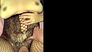 Arab Milf With Big Ass And Tits Gets Fucked Doggystyle By Husband In Bedroom Until Cum On Ass.