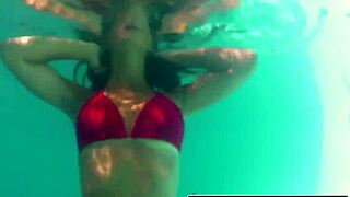 Blonde Brazilian milf Dany Mel takes Roge Ferro's cock in assfucking pov. Skinny teen watches the hardcore reality action.