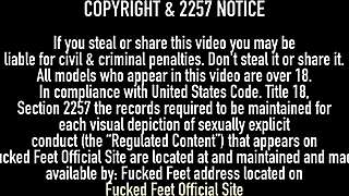 hey, busty whitney wright is showing off her sexy soles and wet pussy lips