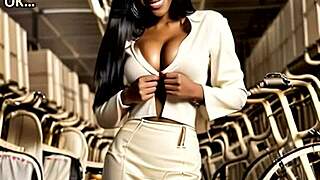 She's got a ticket to ride in leather outfit - part 2?