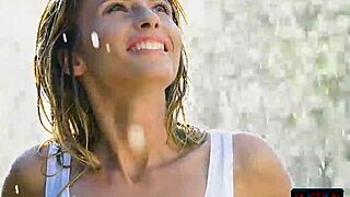 Russian Milf Babe Cara Mell Shows Off Natural Beauty Outdoors!