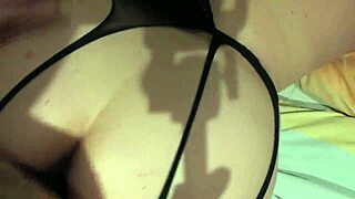 Bbw Blonde Wife in Fishnets Gets Creampie from Big Cock