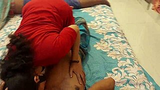 Couple Sex at Home with Beautiful Bikini Girl Riding Cowgirl on Boy in Homemade Fuck