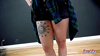 bewitching blonde gwen delivers deep blowjob for halloween cum treat with swallow action