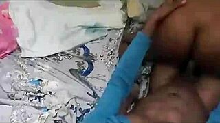 I Feel So Passionate Eating From The Ass In This Bedroom Scene With My Curvy Ebony Girlfriend.