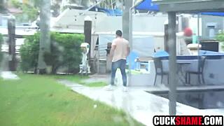 Cuck Husband Helping Wife Hook Up With Friend In Bikini Swingers Sex!