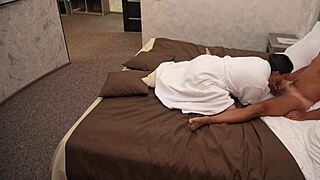 Big Ass Brunette Got Cum In Her Ass!