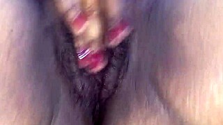 Horny Stepdaughter Recorded Fingering Her Pussy Alone For Big Orgasm. She's A Busty Latina With Saggy Tits.