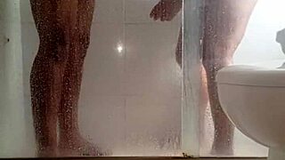 Amateur guy hooks up with 70-year-old mature neighbor for deepthroat and doggystyle anal creampie in the garage ending with swallow