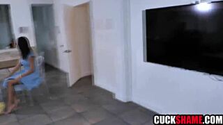 Pastor Shares Ebony Wife with Big Cock Stud in Cuckold Scene