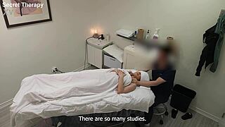 Kendal Milf With Tattoos Convinced To Fuck Massage Therapist In Oiled Interracial Blowjob And Wet Pussy Action!