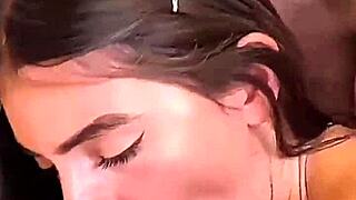 Hey, check out this mobile pov double blowjob with a busty milf and perfect teen model