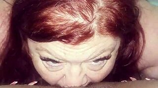 lucky gurl nikki cakes sucks dick and licks ass on the stairs