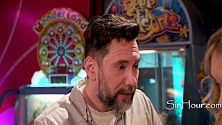 Step mom left the arcades empty! Your move now stepdad with Sky Pierce