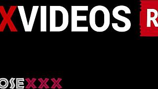 sexy ebony babe delivers a wet sloppy head in this blowbang bukkake scene with cum in mouth finish