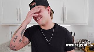 step mom's wild freeuse birthday surprise with family fun 😈