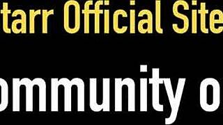 natalia starr got on her knees to take his sperm in her mouth