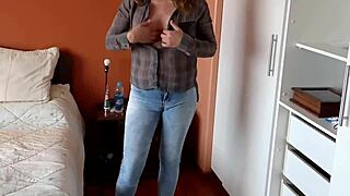 very excited i give my ass to my stepson to make him cum i love us masturbating together 😈