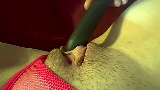 Italian milf Artemisia Love teases wet pussy with toy in slow motion.