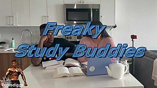 hey, this latina bbw gets dicked down hard for being an awesome study buddy