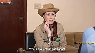 Arent you a perverted principal... i mean, subgirl juan largo gets dominated on office desk.