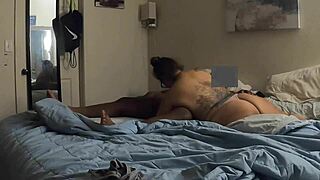 Thick latina hotwife sucking and fucking bbc in doggystyle and missionary pt1