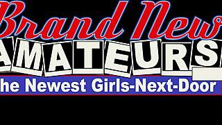 Horny cock sucking lover Kayla deepthroats juicy cock to milk cumshot on tits