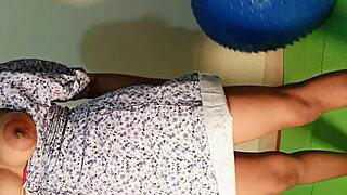 hot bikini stepsister feels excited teaching brother fucking