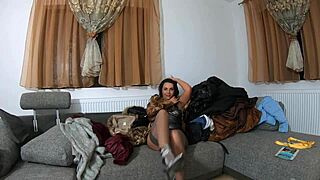 hey, preview this - milfycalla masturbating in fur coats with shiny clothes and long jackets - 203 -