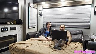 Intense Chat Roulette Leads To Step-Brother Dominating And Fucking Virgin In Cowgirl And Doggystyle