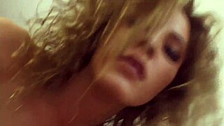 I am fucking this 18 year old beauty girl, her big tits bouncing as I deepthroat and doggystyle in fishnets, gaping her shaved pussy with fingering and heels on.