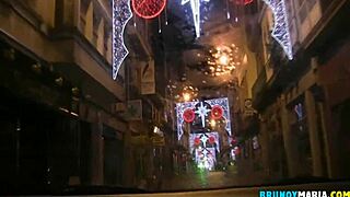 Boldly Fucking Both European Milfs Without Condoms at Outdoor Party